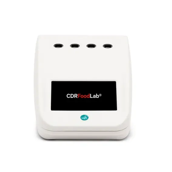 Equipo analizador CDR FoodLab Jr. para matrices de alimentos.
Código 242300Z01