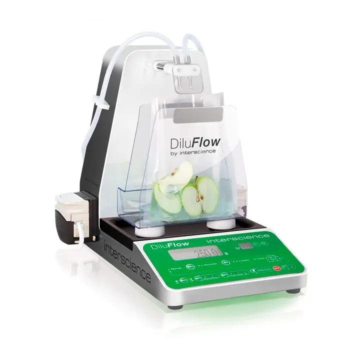 DiluFlow Pro, Diluidor gravimétrico doble cabezal.
Código 502205