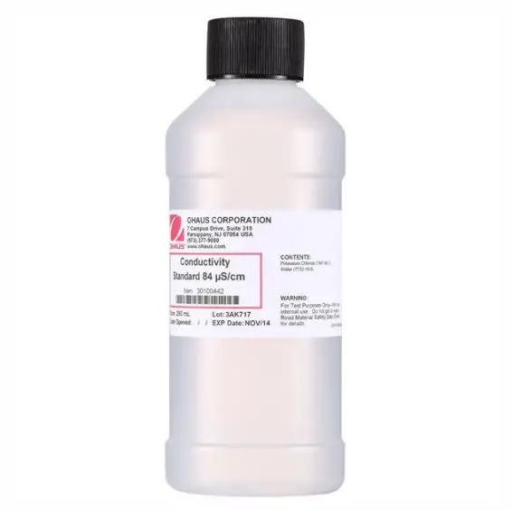 Solución de Conductividad Estándar 84 µS/cm x 250 ml
Código STCN84